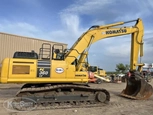 Side of used Excavator
